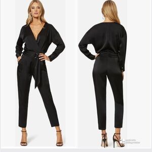 NWT! Ramy Brook Women's Crosby Jumpsuit in Black Sz 10